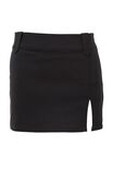 Finley Split Mini Skirt, BLACK - alternate image 6