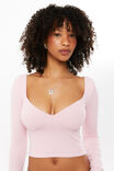 Luxe Kya Long Sleeve Top, ROSETTE PINK - alternate image 4
