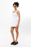 Clara Bubble Mini Dress, WHITE - alternate image 5
