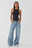Luxe Sleeveless Bodysuit, BLACK - alternate image 5