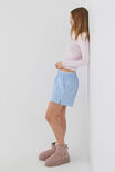 Perri Pull On Short, PALE BLUE WHITE STRIPE - alternate image 5