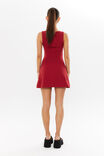 Maya A-Line Mini Dress, BOYSENBERRY - alternate image 5