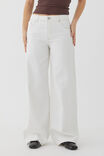 Low Rise Baggy Jean, WHITE - alternate image 2