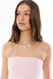 Soft Longline Tube Top, SHERBERT PINK - alternate image 4