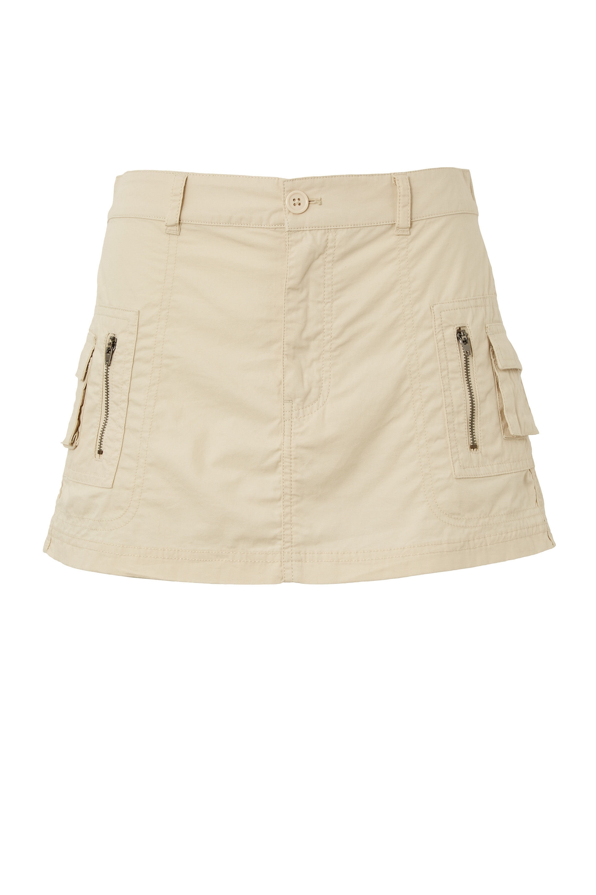 Beige overall skirt online