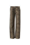 Low Rise Straight Jean, TYRA CHEETAH BROWN - alternate image 6