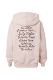 Paige Oversized Printed Hoodie, GLOSS PINK/AMORE - alternate image 6