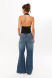 Tilly Zip Through Top, BLACK - alternate image 3