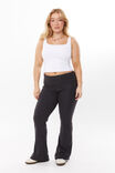 Fold Back Flare Pant, PHANTOM - alternate image 1