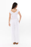 Neve Short Sleeve Off Shoulder Top, WHITE - alternate image 3