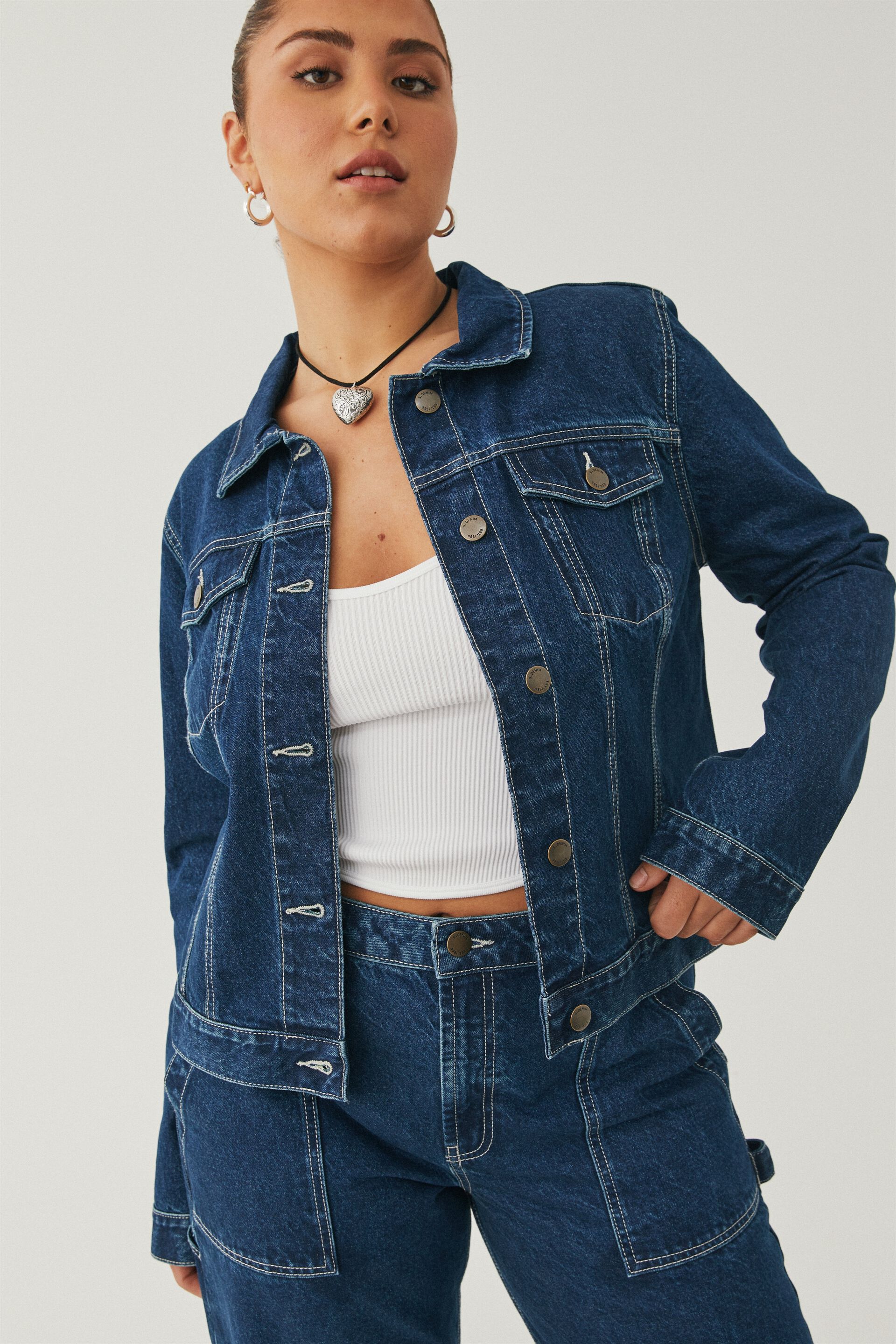 Supre denim jacket sale