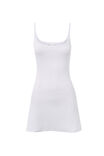 Lulu Scoop Neck Mini Dress, WHITE - alternate image 6