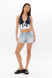 Nikki Graphic Halter Top, ALL STAR NAVY/14 - alternate image 2