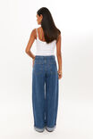 High Rise Wide Jean, IRIS BLUE - alternate image 3