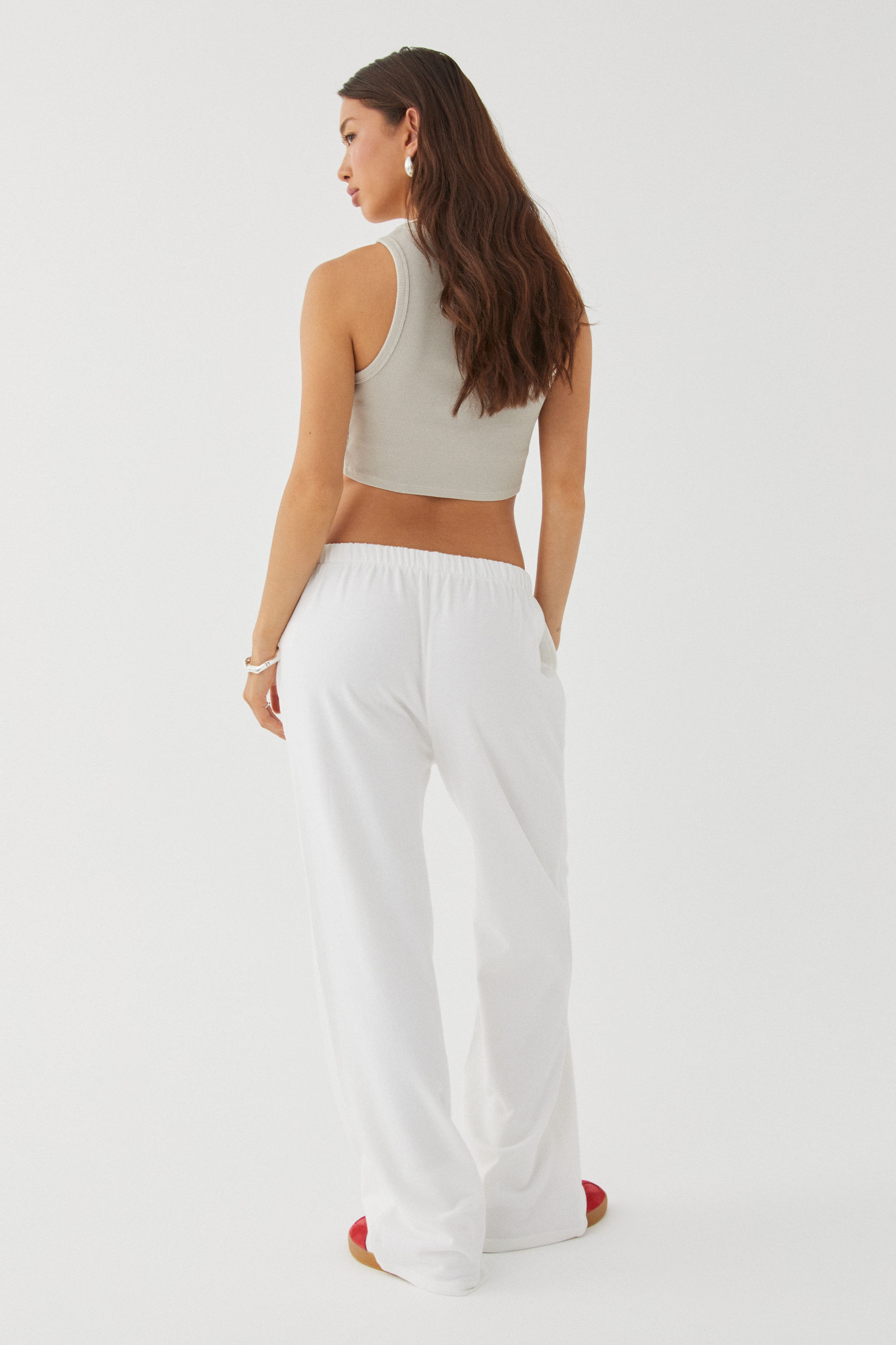 Relaxed Wide Leg Track Pant