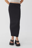 Kenzie Knit Maxi Skirt, BLACK - alternate image 2