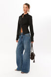 Layla Fitted Shirt, BLACK - alternate image 5