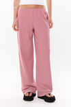 Jade Jersey Lounge Pant, LIPSTICK RED/WHITE STRIPE - alternate image 2