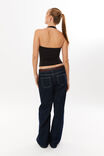 Luxe Halter Top, BLACK - alternate image 3