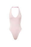 Luxe Halter Bodysuit, SHERBET PINK - alternate image 6