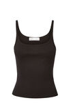 Paris Scoop Neck Tank, BLACK - alternate image 6