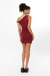 Soft Brianna Mini Dress, DEEP CHERRY - alternate image 3