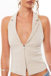 Tilly Zip Through Top, ICED LATTE - alternate image 4
