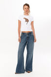 Leopard Graphic T-Shirt, WHITE/LEOPARD - alternate image 2