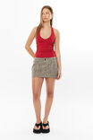 Luxe Halter Top, LIPSTICK RED - alternate image 5