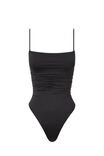 Luxe Ruched Bodysuit, BLACK - alternate image 6