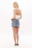 Soft Cowl Neck Halter Top, WHITE - alternate image 3
