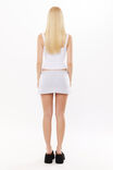 Elsie Fleece Micro Skort, LIGHT GREY MARLE - alternate image 3