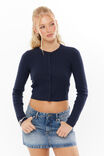 Quinny Cable Knit Cardi, ALL STAR NAVY - alternate image 1
