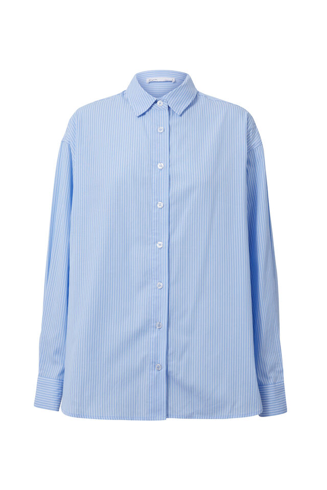 Tatum Oversized Shirt, STRIPE