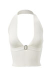 Molly Knit Halter Top, SUMMER WHITE - alternate image 6