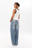 Reece V Neck Knit Vest, SUMMER WHITE/BLACK - alternate image 3