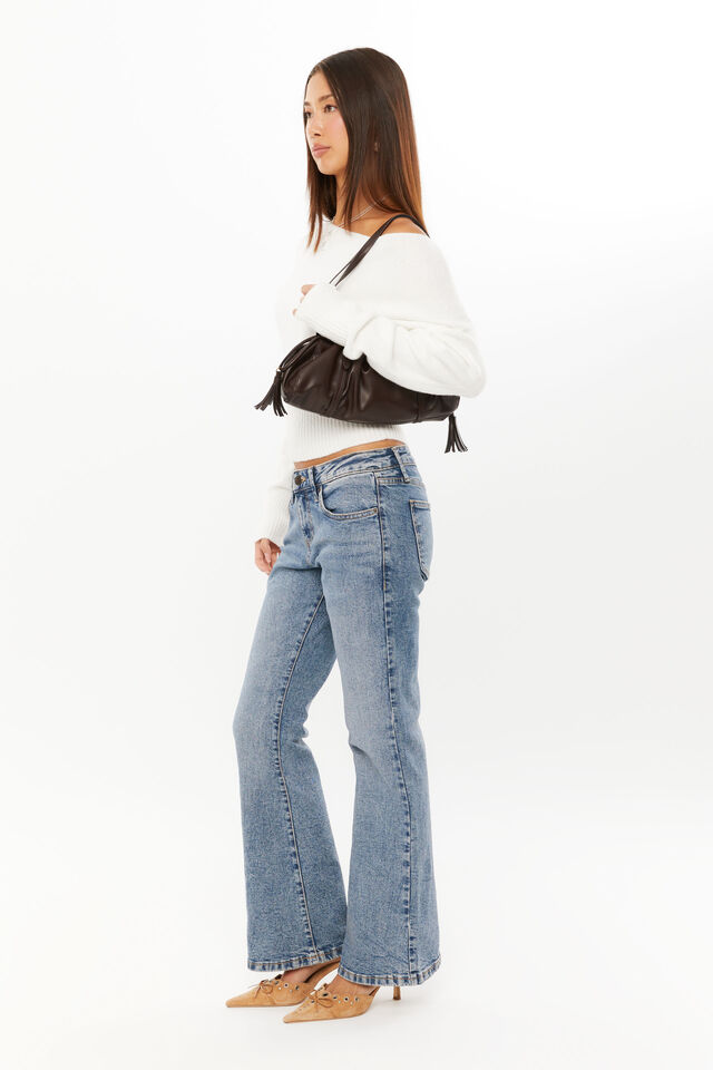 Low Stretch Bootleg Jean, MEXICO BLUE