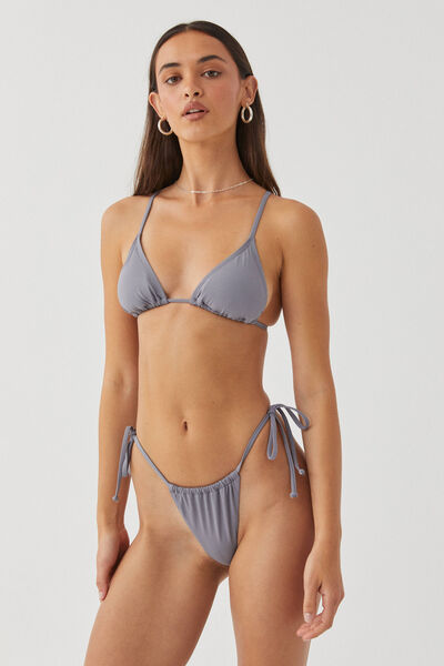 String Bikini Bottom, FOSSIL GREY