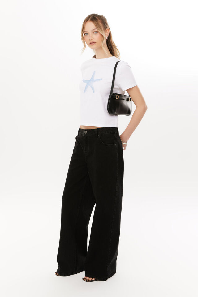 Starfish Everyday Graphic Tee, WHITE/STARFISH