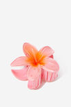 Single Hair Claw, PINK/FRANGIPANI - alternate image 1