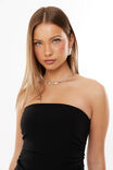 Eva Strapless Top, BLACK - alternate image 5
