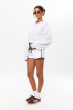 Jolie Cropped Zip Through Hoodie, LIGHT GREY MARLE - alternate image 5