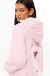Cherrytini Oversized Fleece Hoodie, ROSETTE PINK/CHERRYTINI - alternate image 4