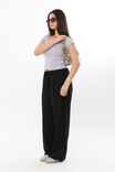 Henley Relaxed Linen Pant, BLACK - alternate image 5