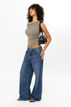 Carly Cowl Neck Top, OLIVE GREEN - alternate image 4