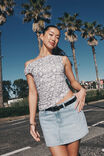 Maya Denim Mini Skirt, L.A. BLUE - alternate image 1