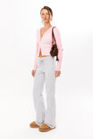 Nelly Flare Leg Track Pant, GREY MARLE - alternate image 5