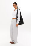 Jordyn Wide Leg Track Pant, GREY MARLE - alternate image 5