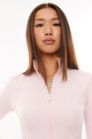 Tammy Active Zip Through Jacket, GLOSS PINK - alternate image 4