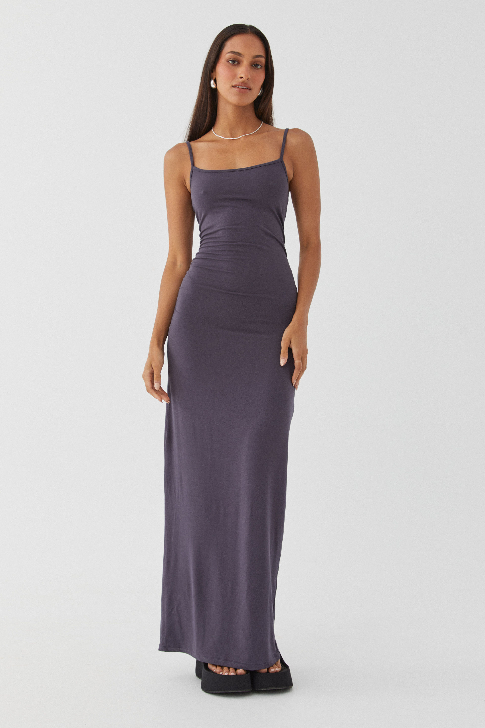 Strappy ruched dress top